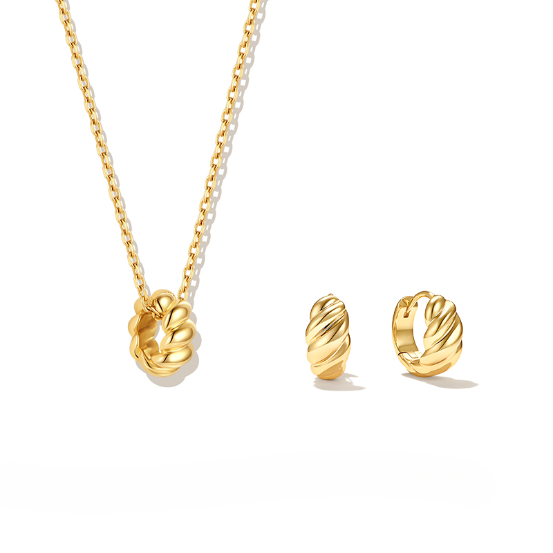 Pendant Necklace and Earring Set