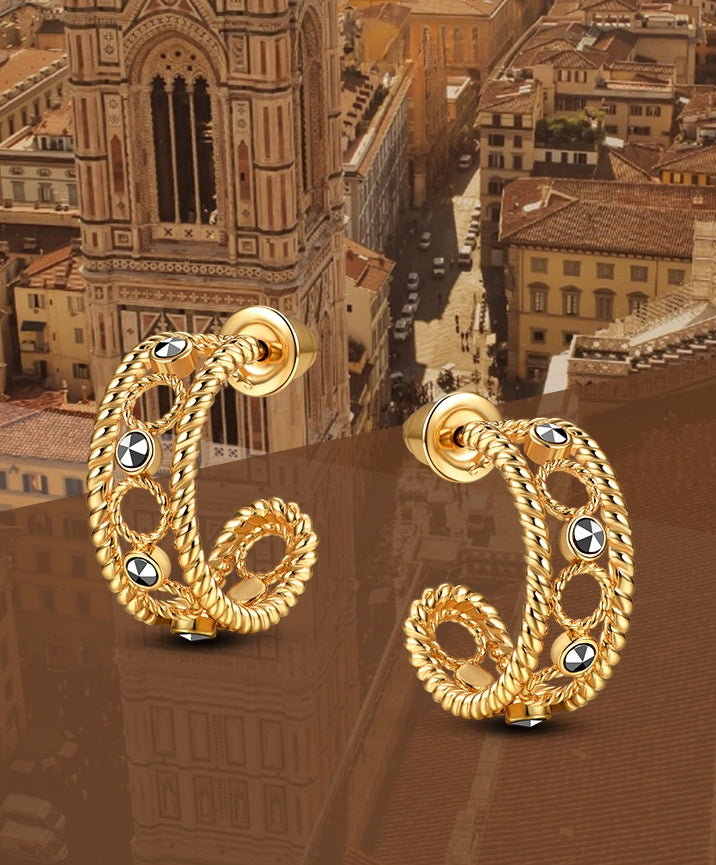  18k Solid Gold Earrings