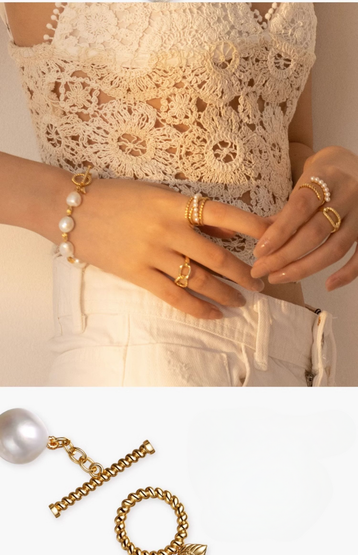 Baroque Pearl Bracelet 